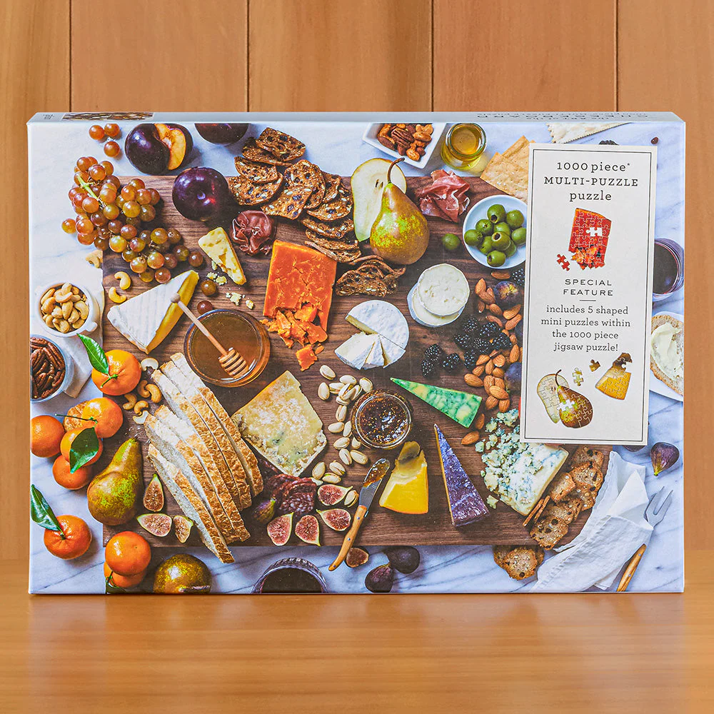 1,000 Piece Jigsaw Puzzle, The Art of the Cheeseboard