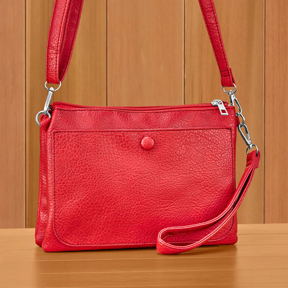 22 Tote Vegan Leather Crossbody Wristlet - Image 2