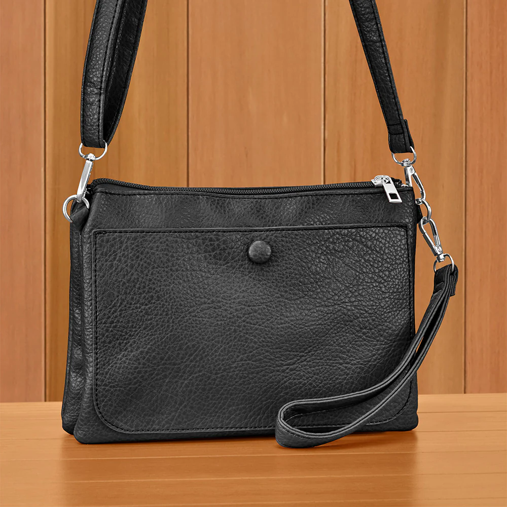 22 Tote Vegan Leather Crossbody Wristlet - Image 7