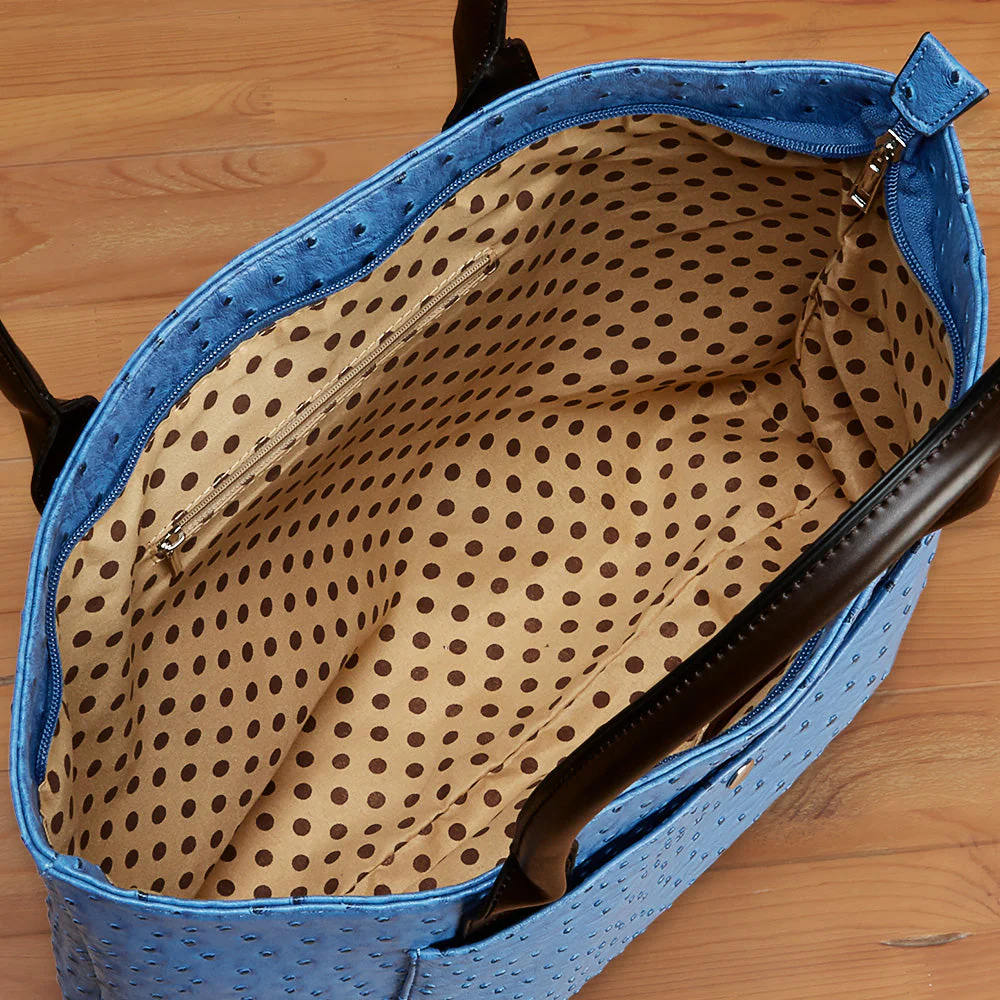 22 Tote Vegan Ostrich Leather Tote - Image 7