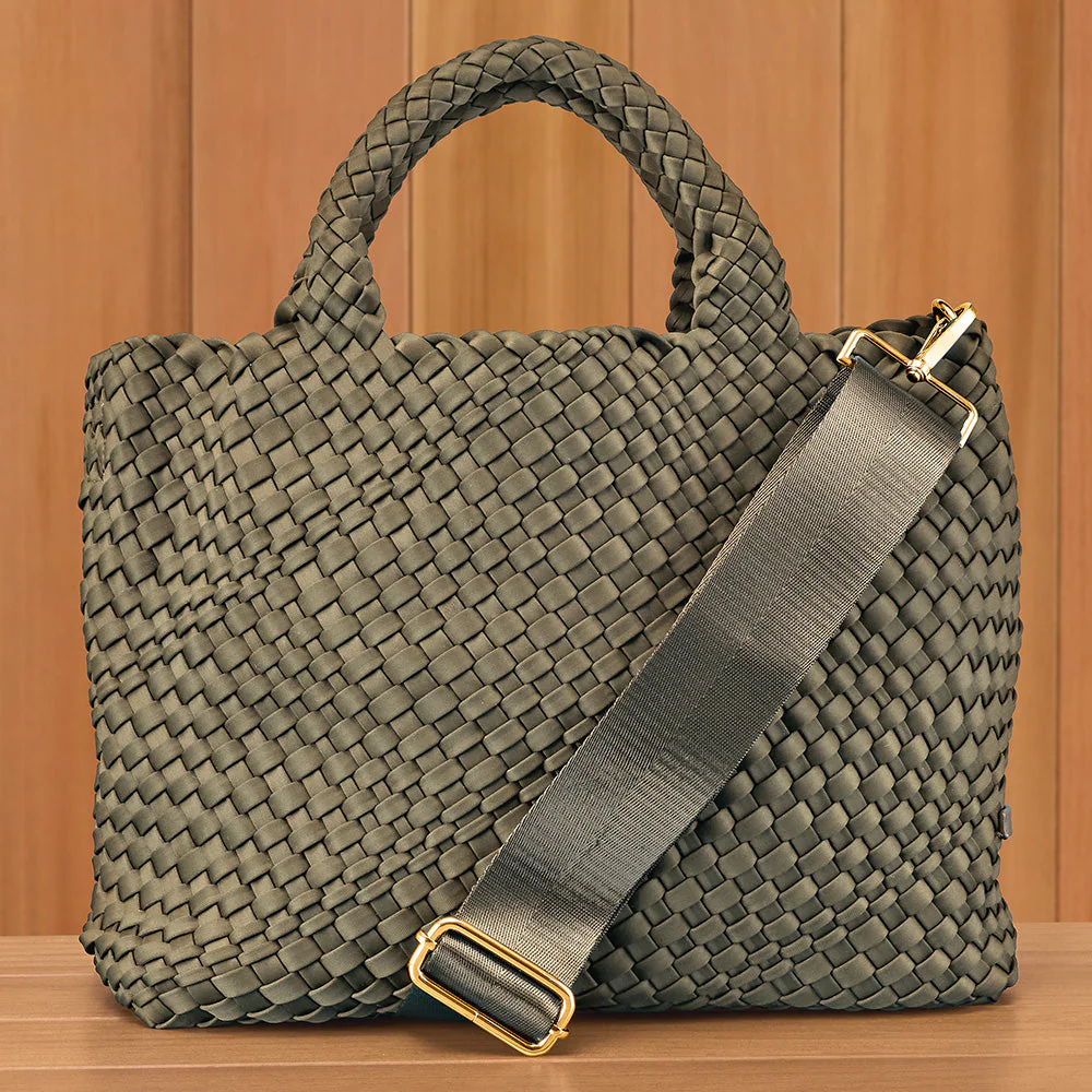 Ah-dorned Lily Woven Neoprene Convertible Crossbody Tote - Image 3