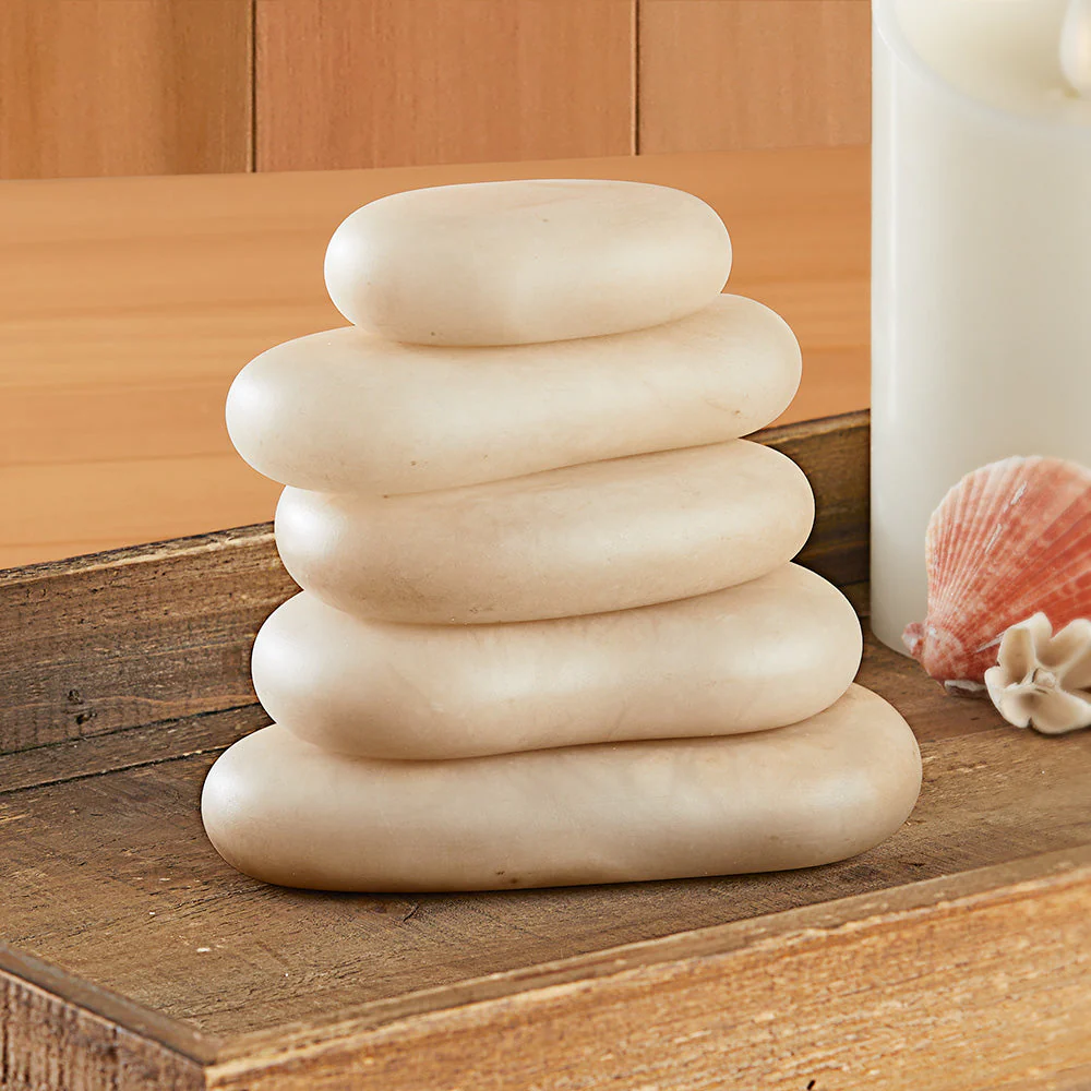 Alabaster River Rocks, Set of 5 - Image 3