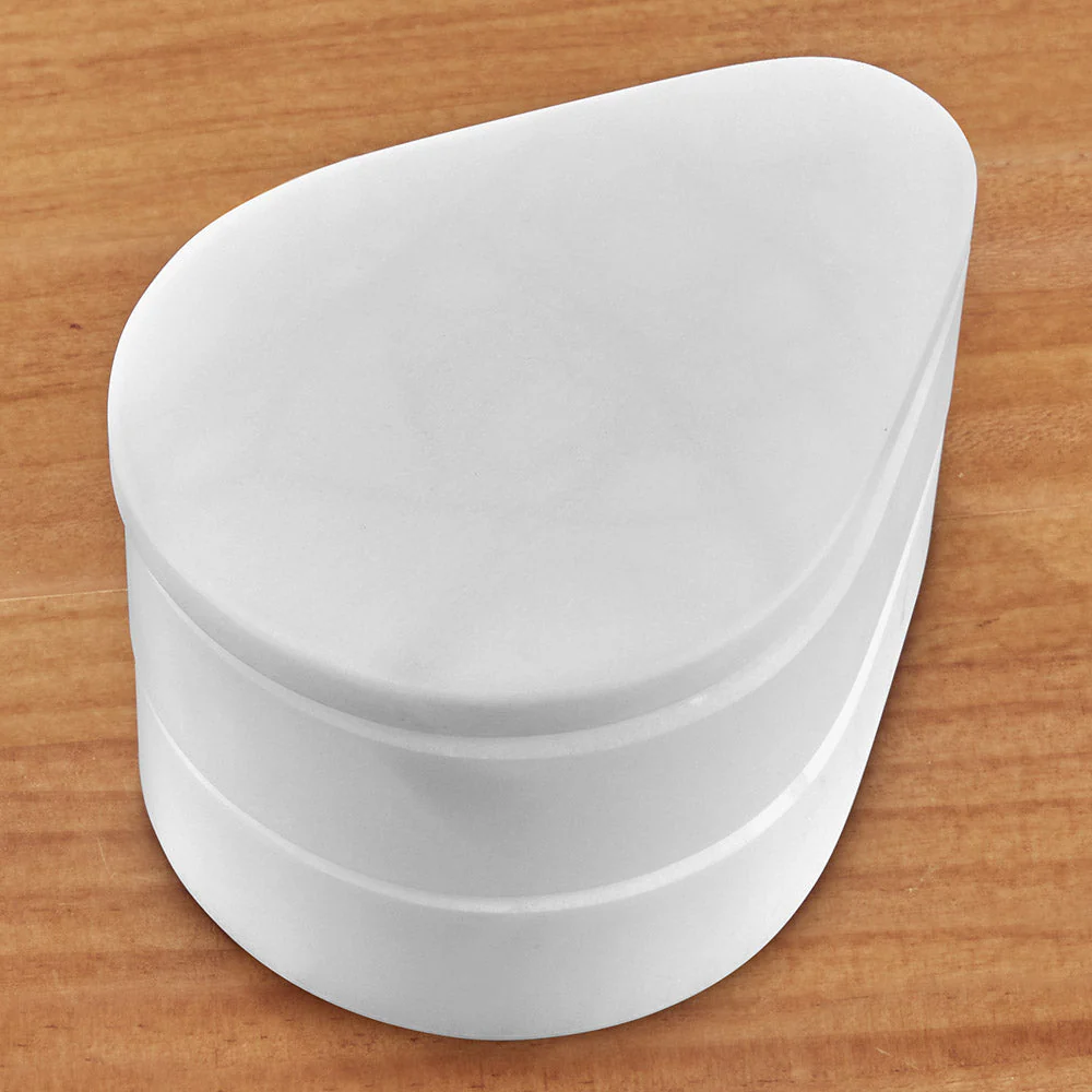 Alabaster Teardrop Swivel Box - Image 3