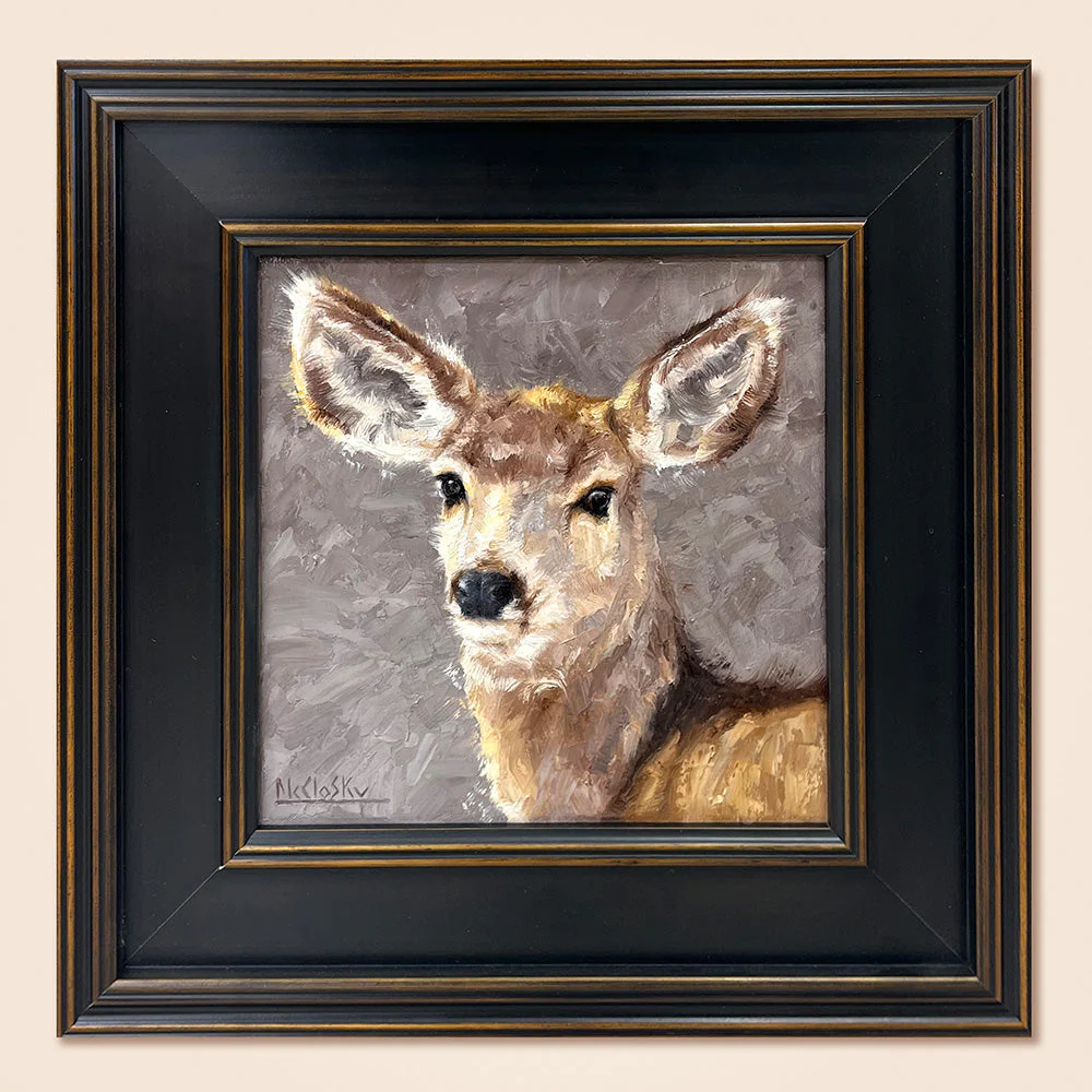 "All Ears" Original Oil Painting by Mitchell McClosky