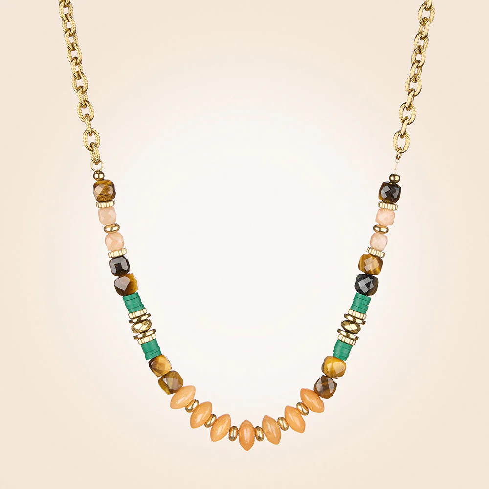 Anartxy Doradas Beaded Gold Necklace