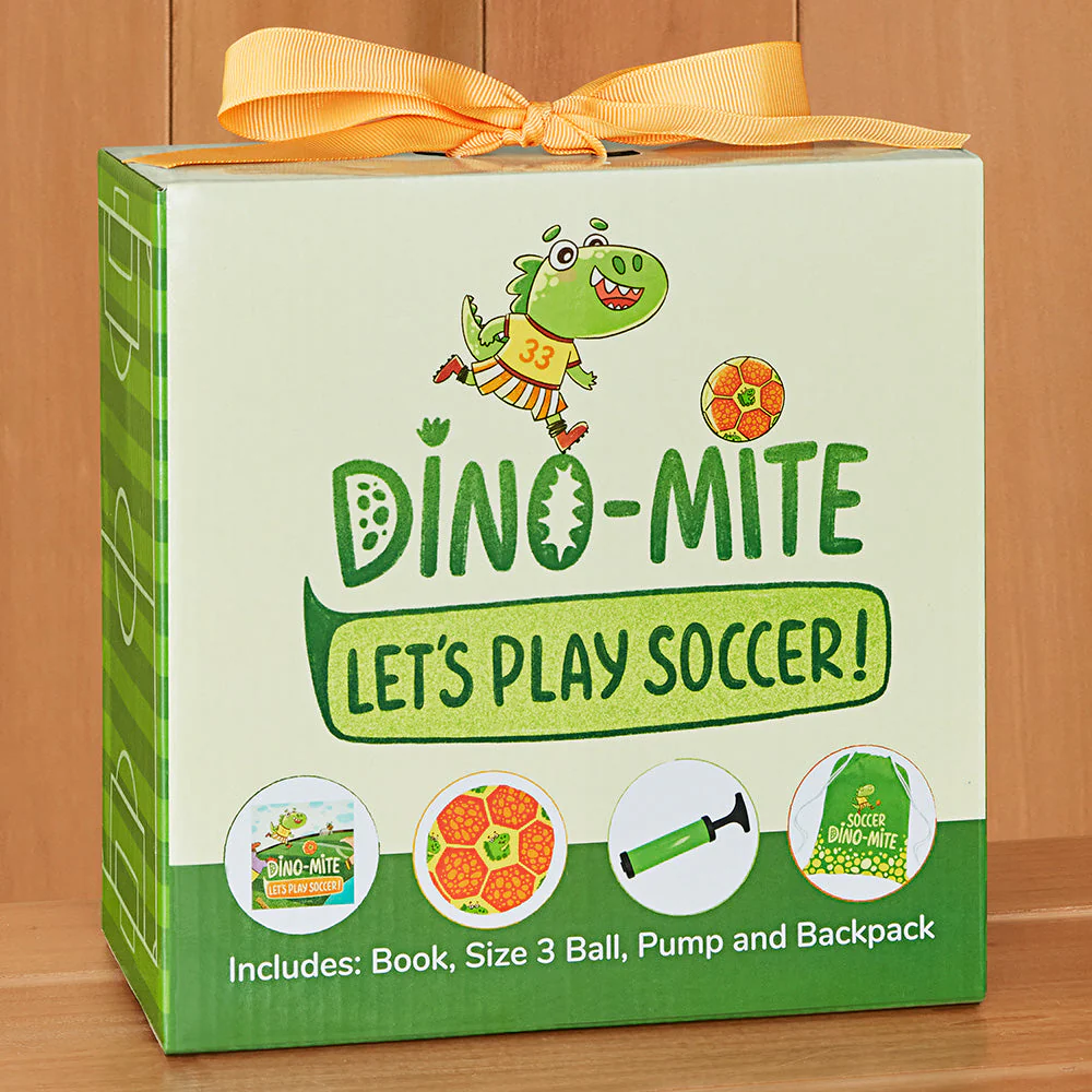 Bearington Dino-Mite Soccer Gift Set - Image 2