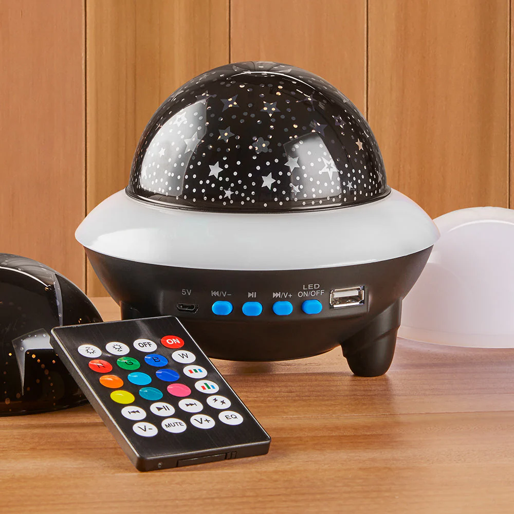 Bluetooth® Speaker with LED Starlight Projector - Image 2