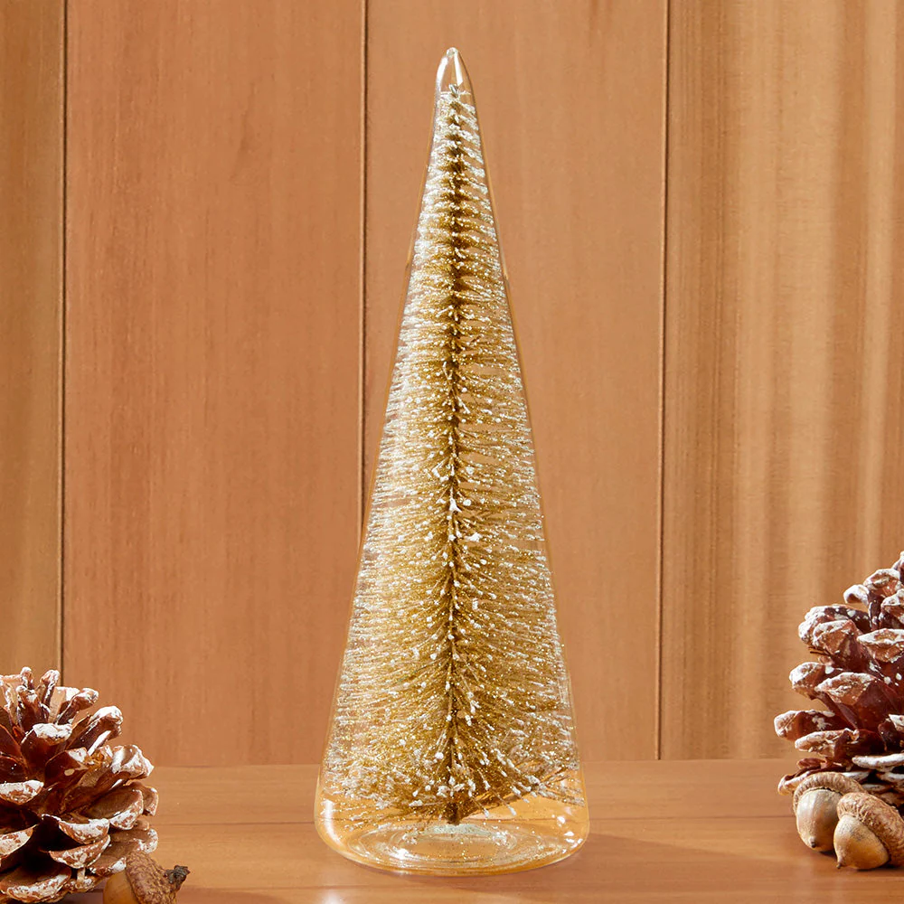 Bottle Brush Christmas Tree in Glass - Image 3