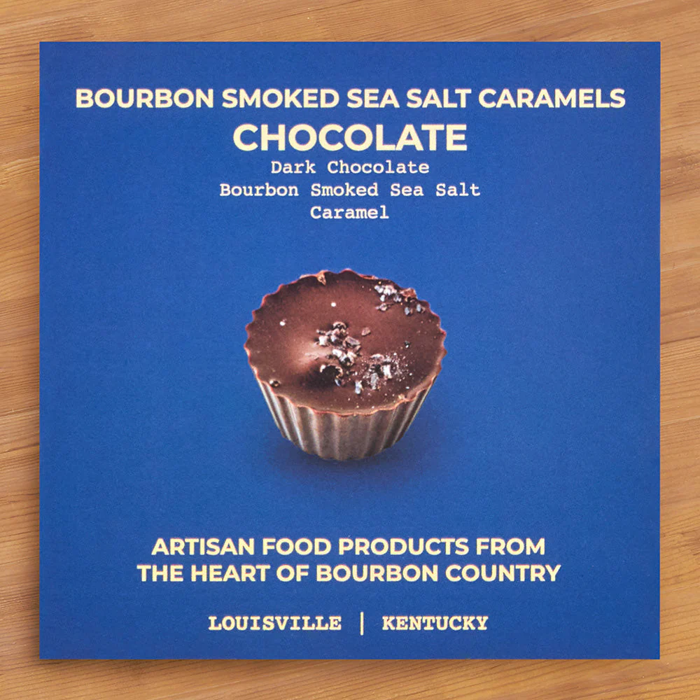 Bourbon Barrel Foods Chocolates, Bourbon-Smoked Sea Salt Caramels - Image 3