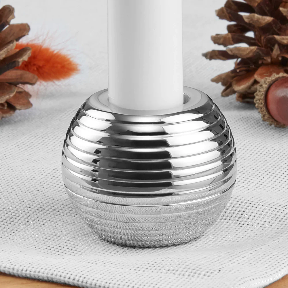 Brass Ball Taper Candleholder - Image 2
