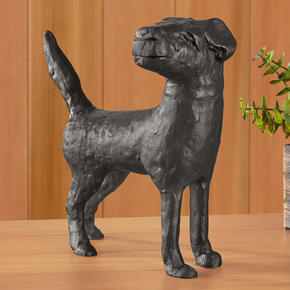 Bronze Dog Figurines - Image 4