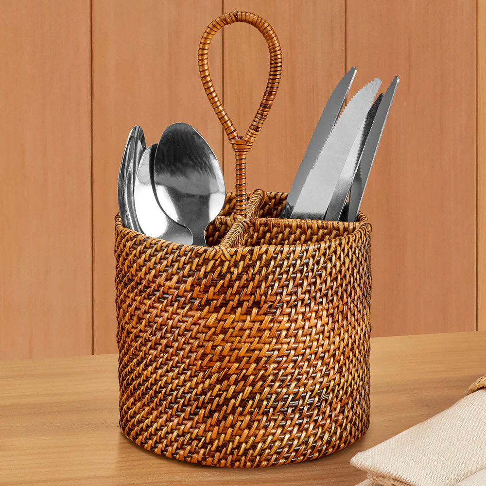 Calaisio Woven Flatware Caddy