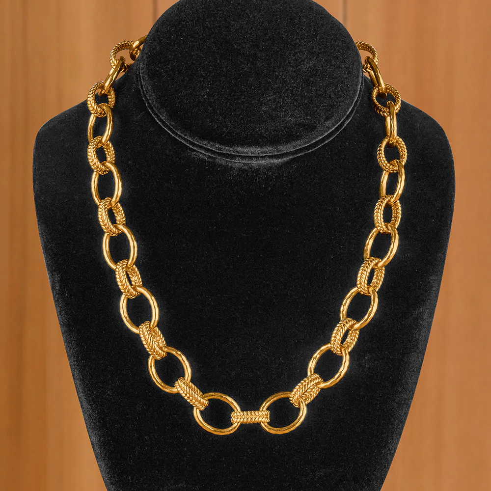Capucine De Wulf Cleopatra Gold Regal Link Chain Necklace - Image 2