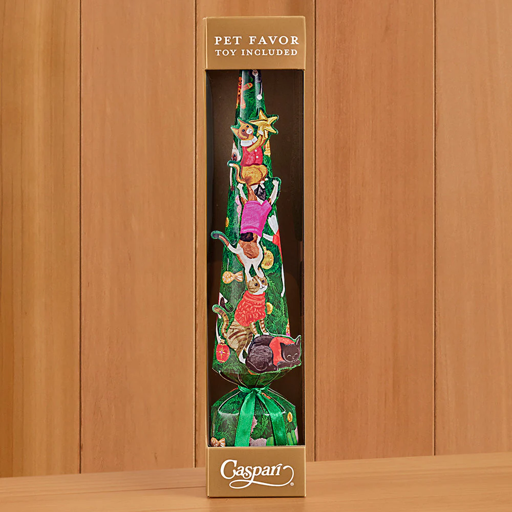 Caspari Party Crackers for Pets – Christmas Tree - Image 4
