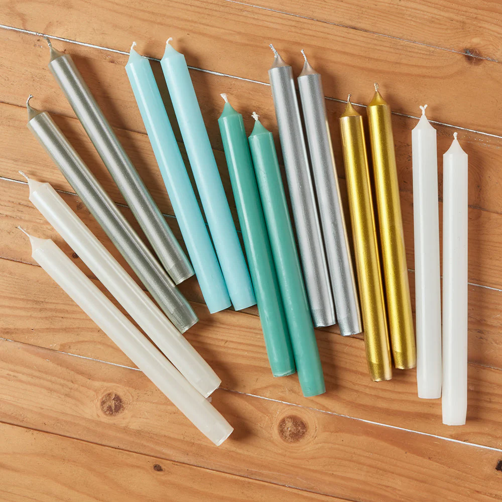 Caspari Taper Candles, Pack of 2 - 10"