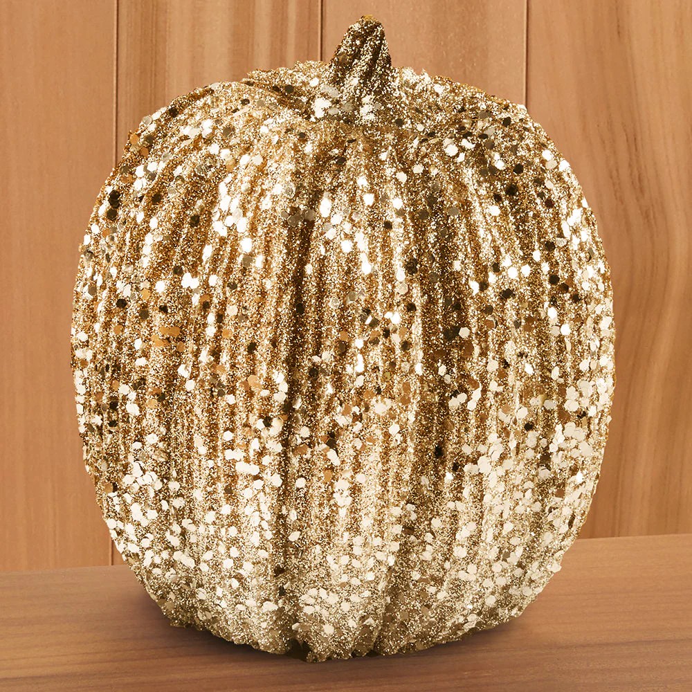 Champagne Glitter Pumpkins - Image 3