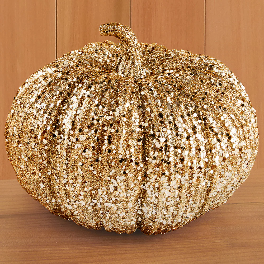 Champagne Glitter Pumpkins - Image 4