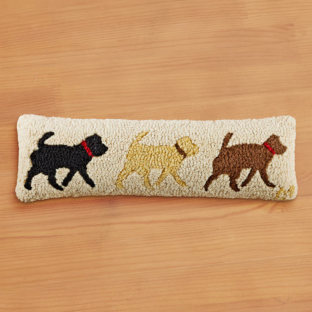 Chandler 4 Corners 24" x 8" Hooked Pillow, Follow My Lead - Image 2