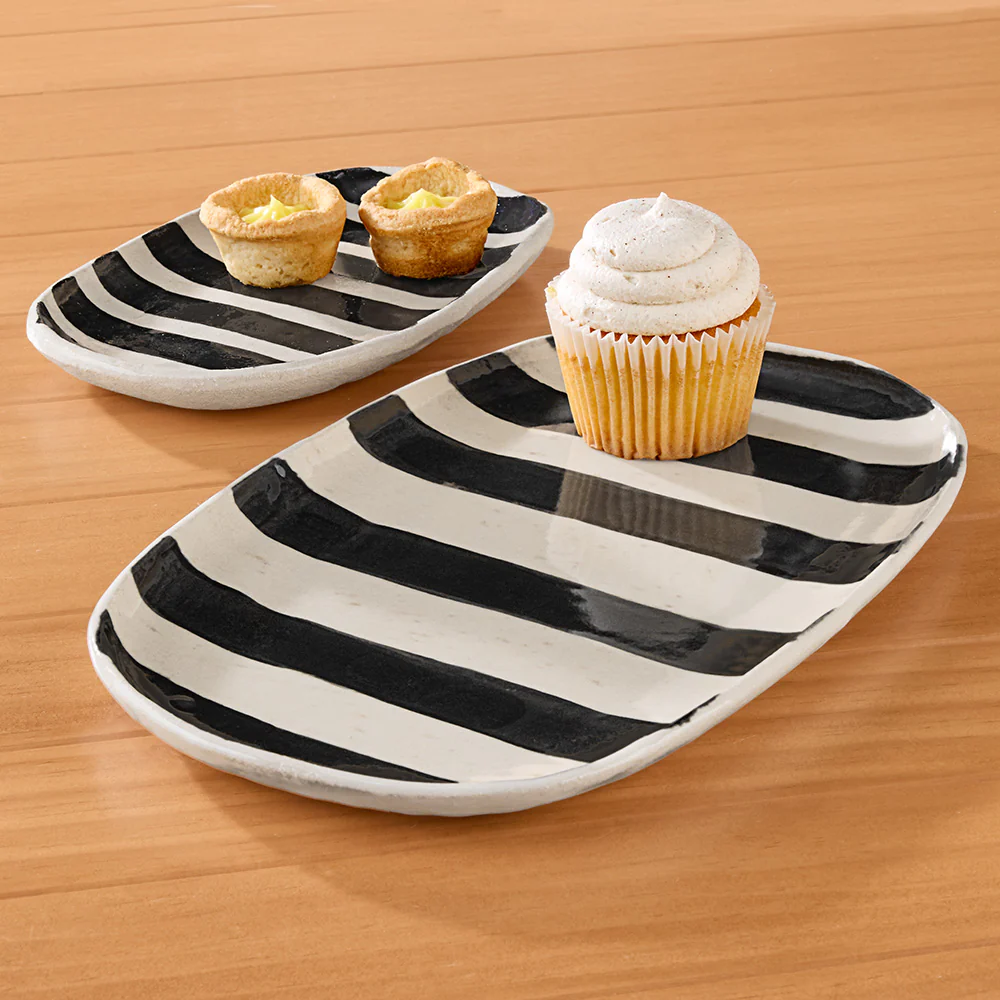 Charlotte Manser Ceramic Serveware, Stripes Platter - Image 4