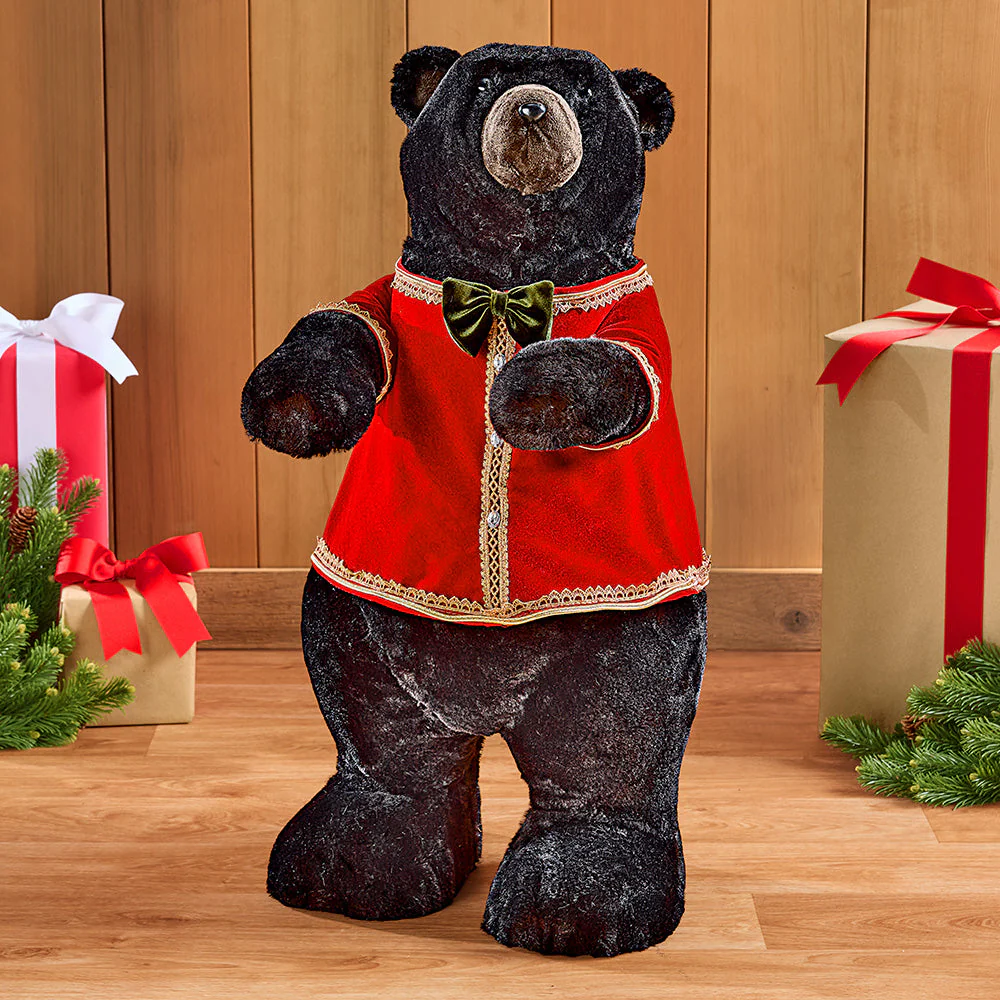Christmas Charley, Decorative Teddy Bear - Image 2