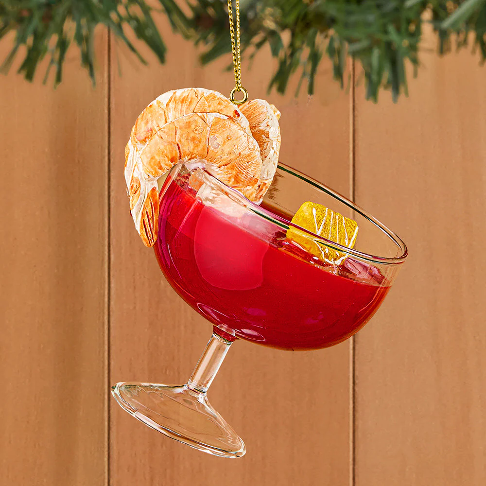 Cody Foster Glass Ornament, Shrimp Cocktail - Image 2