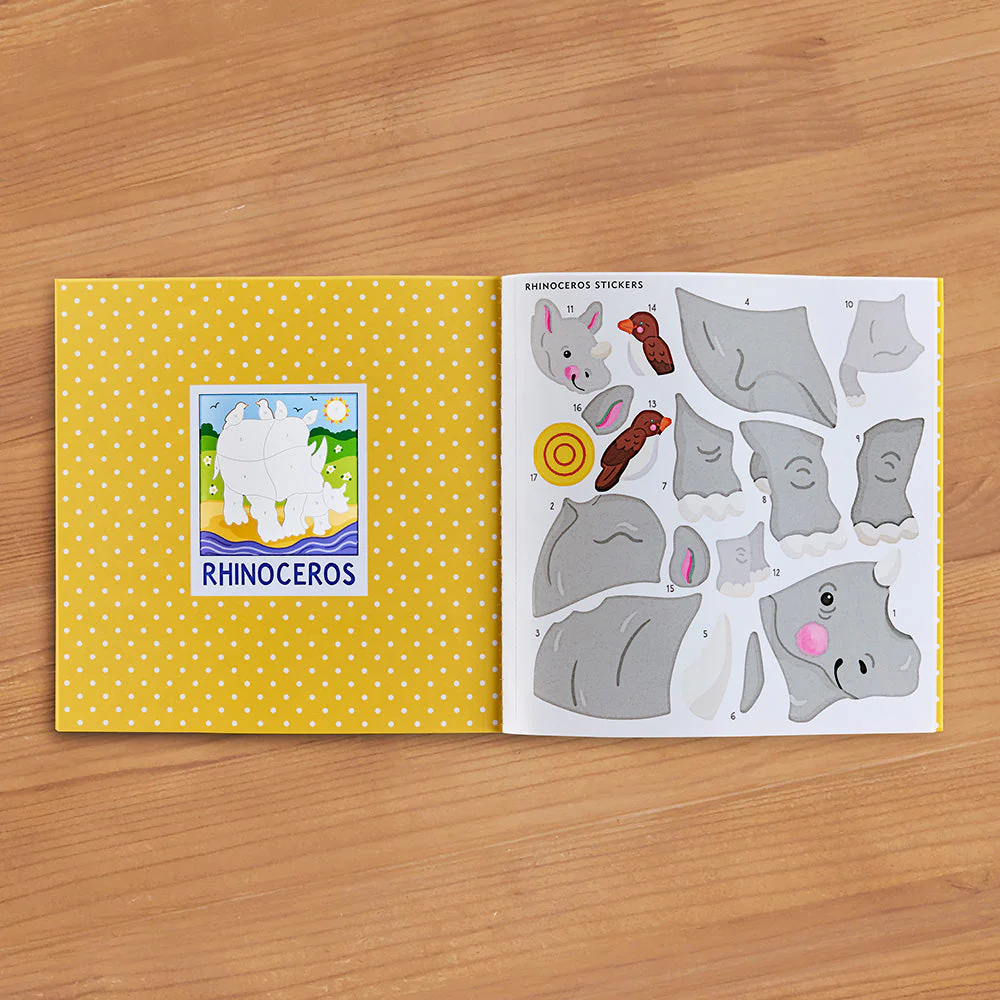 Color-By-Sticker Book, Wild Animals - Image 3
