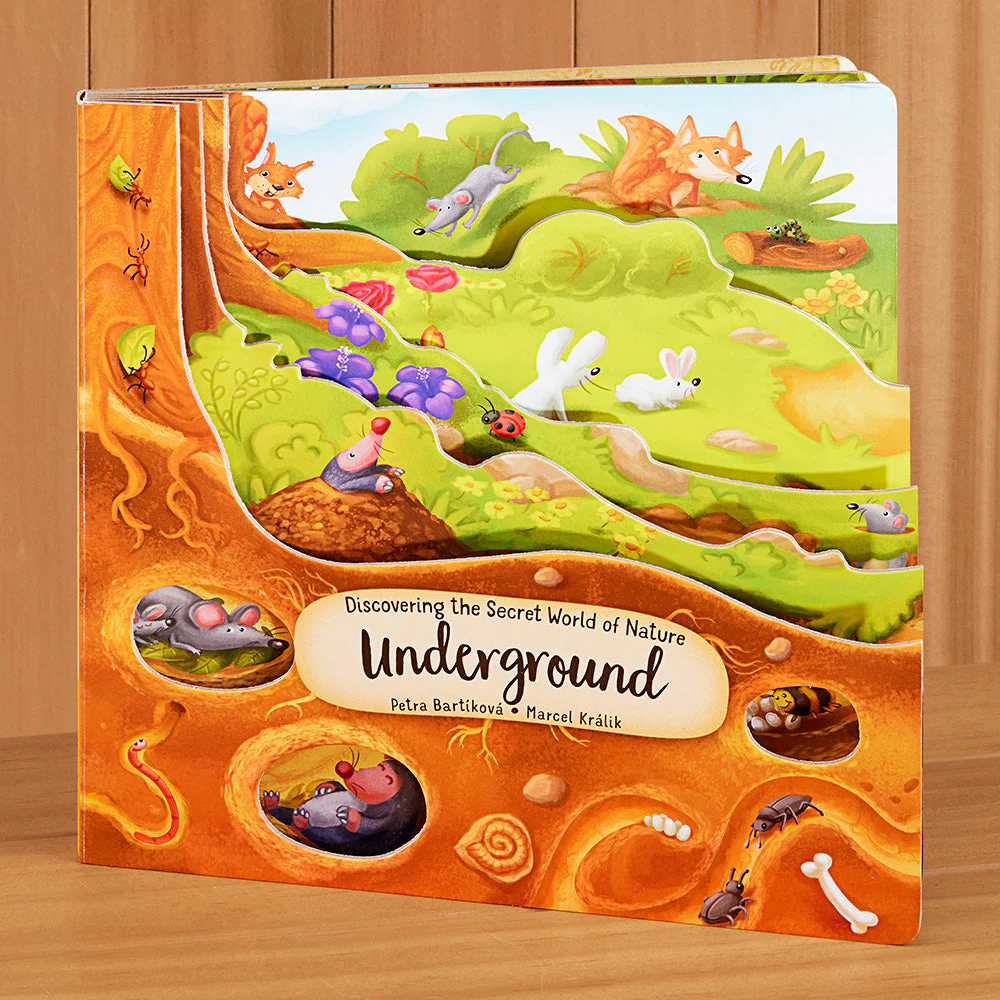 "Discovering the Secret World of Nature Underground" Board Book by Petra Bartikova - Image 2