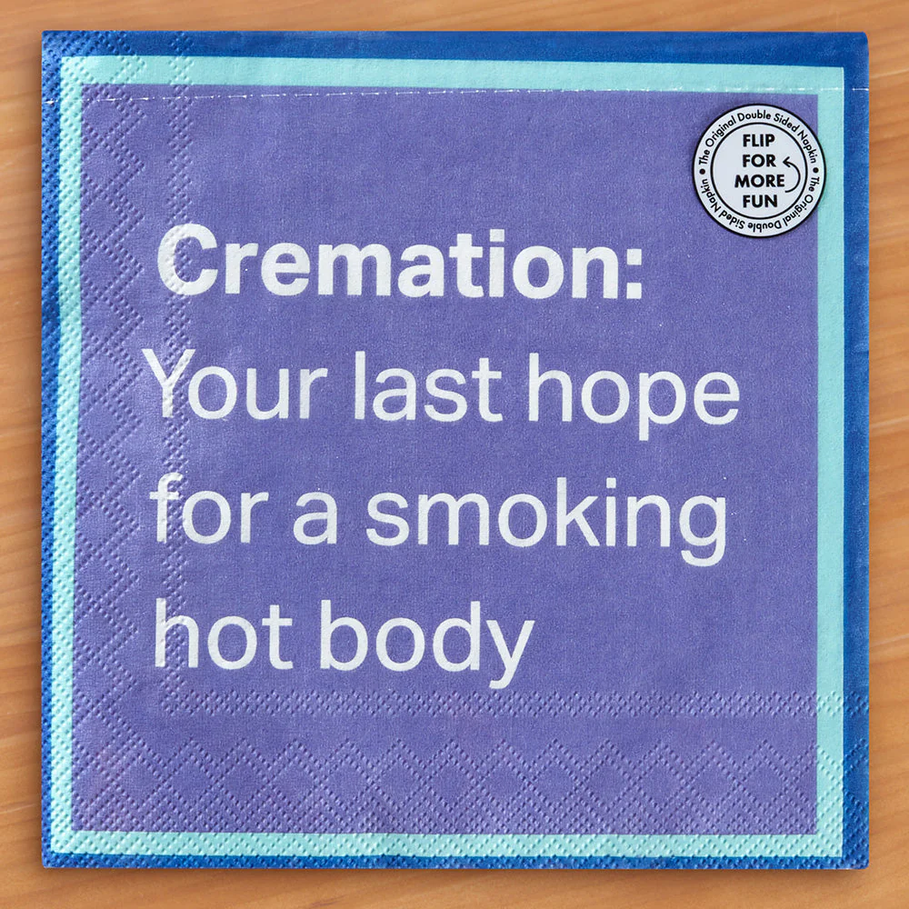 Drinks on Me Cocktail Napkins, Smoking Hot - Image 3