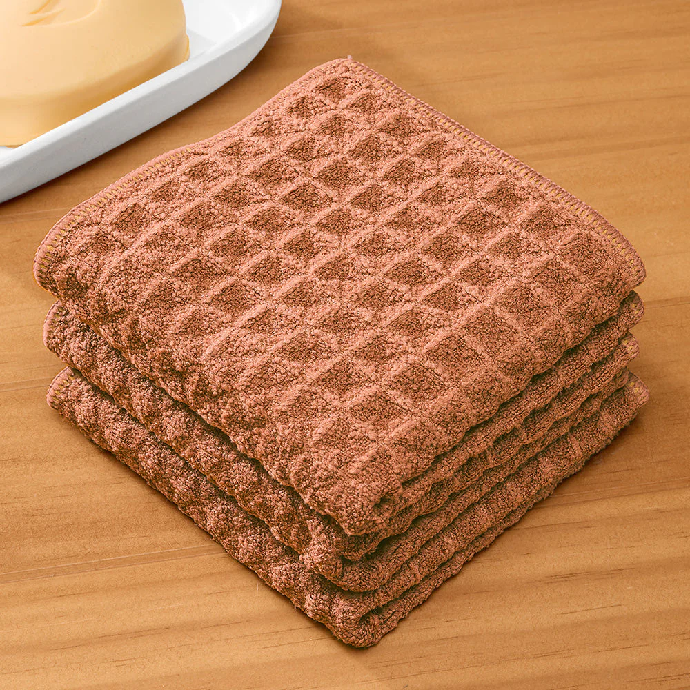 Geometry Waffle Washcloth Set
