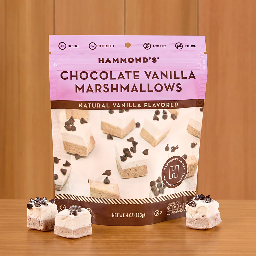 Hammond's Snacking Marshmallows, Chocolate Vanilla