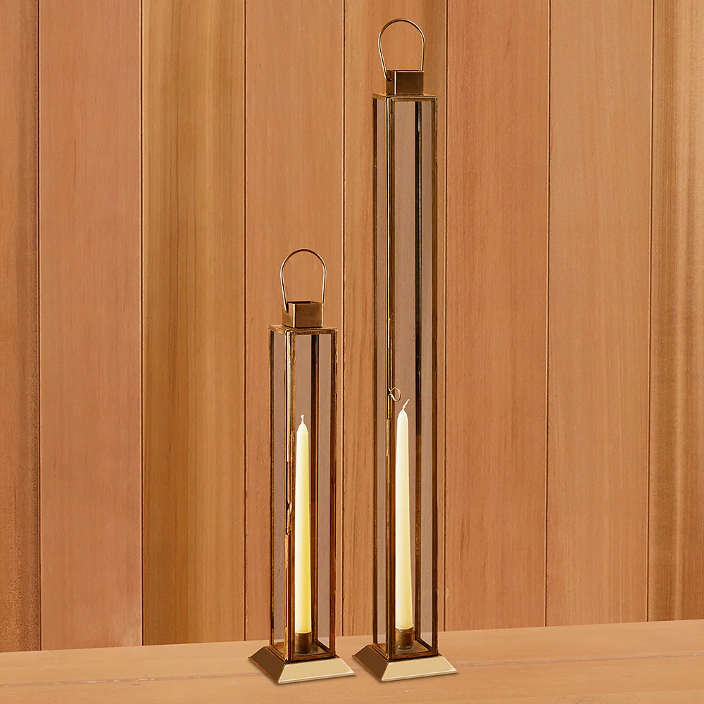 Henley Iron and Glass Lantern Candleholder - Image 4