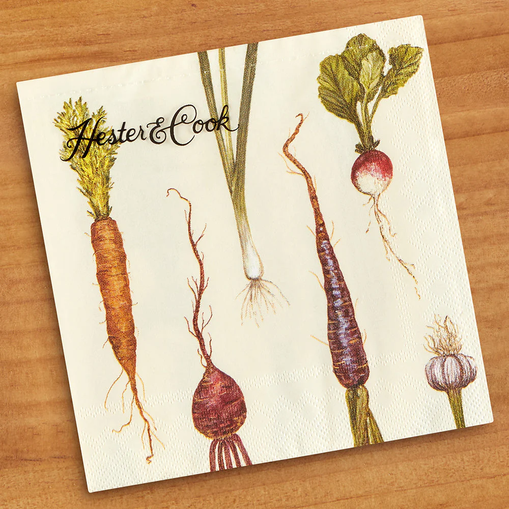 Hester & Cook Paper Napkins & Guest Towels, Farmers' Market - Image 2