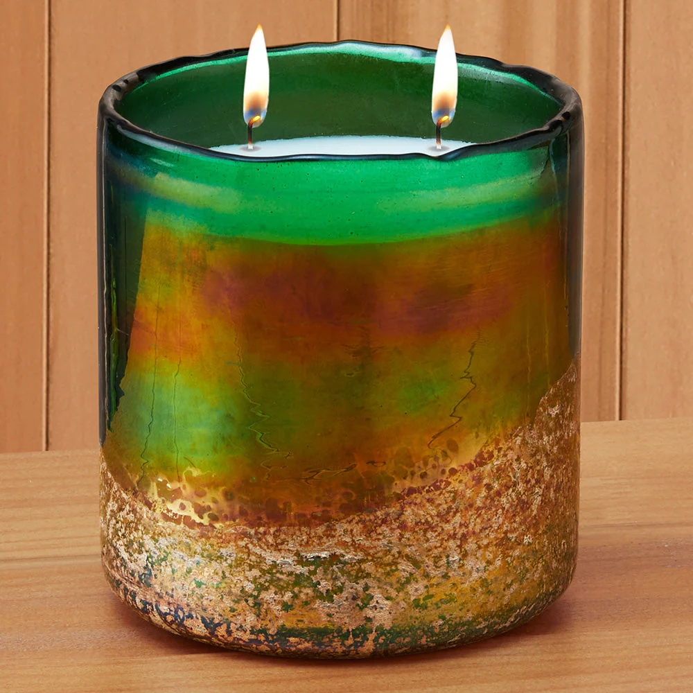 Himalayan Trading Post Handblown Glass Horizon Candle - Image 2