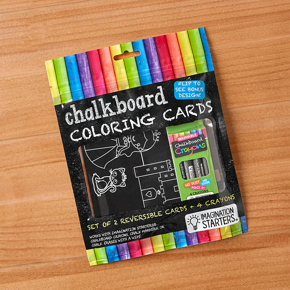 Imagination Starters Minimat Chalkboard Coloring Kits - Image 3