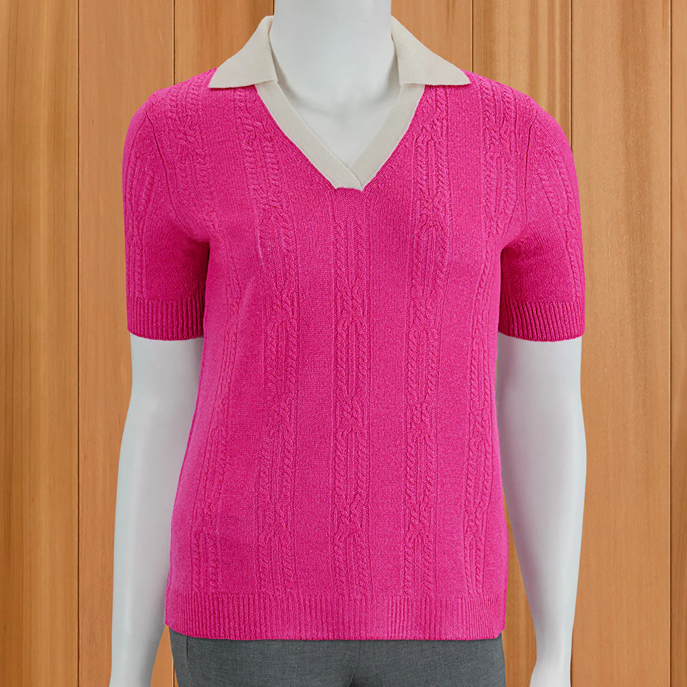 InCashmere Women's Summer Polo - Image 2