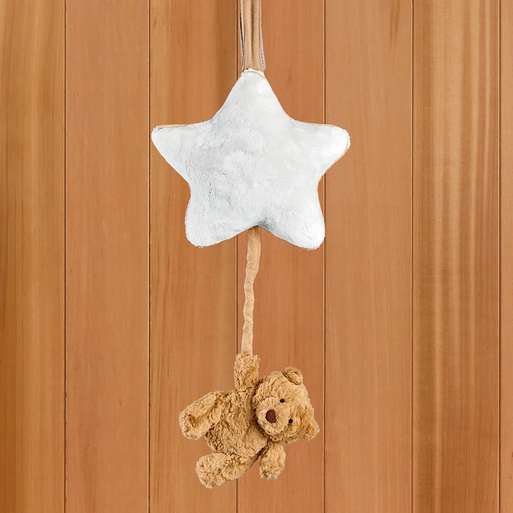 Jellycat Bartholomew Bear Plush Musical Pull Toy - Image 2