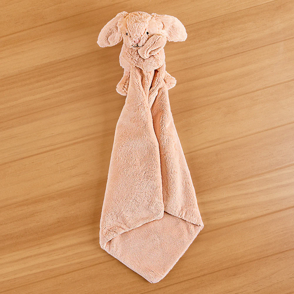 Jellycat Stuffed Animal Plush Soother Baby Blanket, Bashful Bunny - Image 3