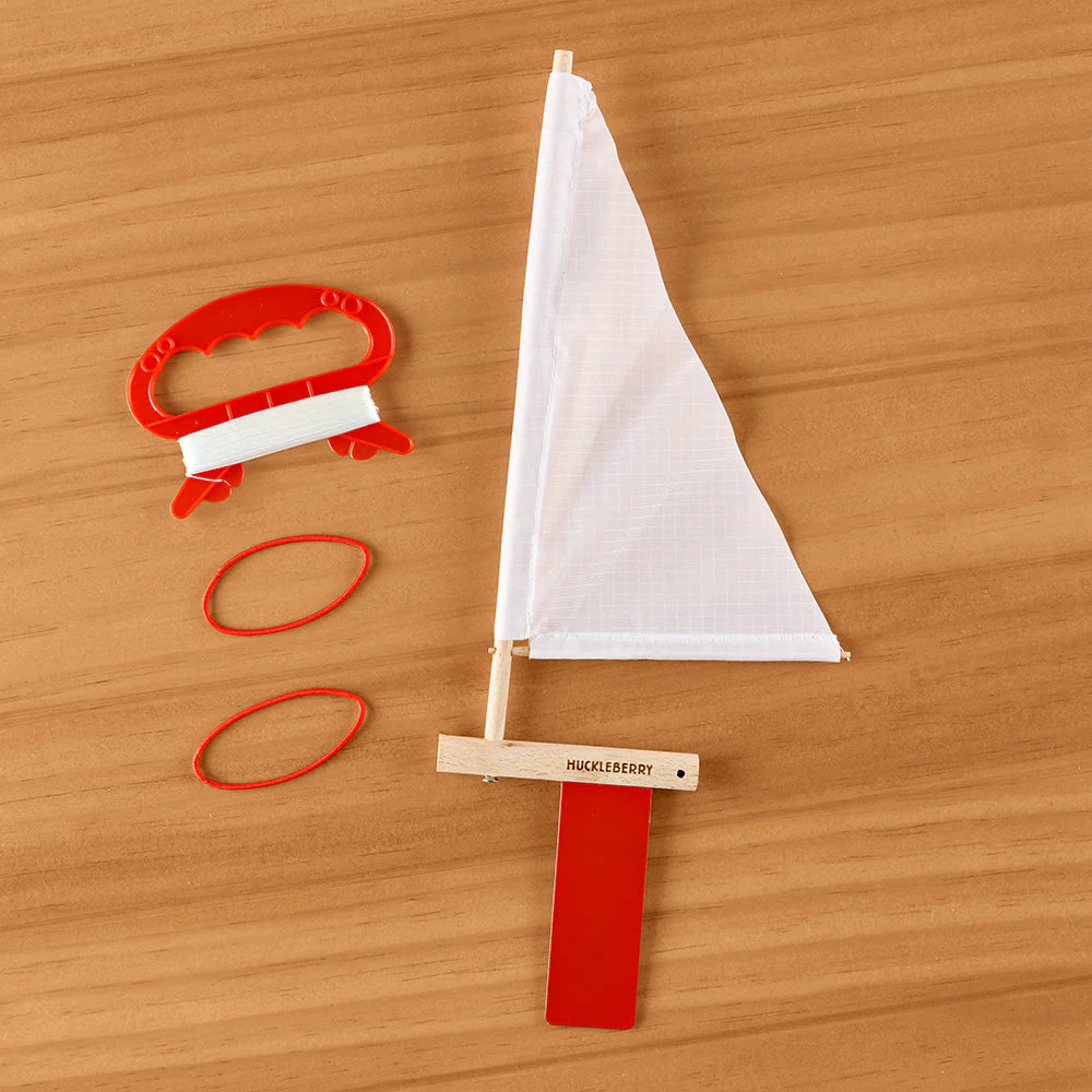 Kikkerland Huckleberry Make Your Own Sailboat - Image 2