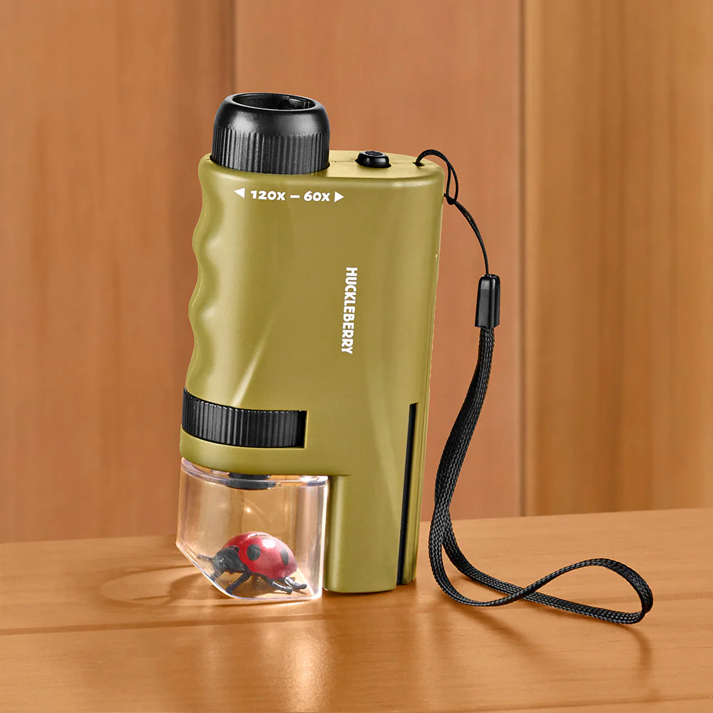 Kikkerland Huckleberry Pocket Microscope