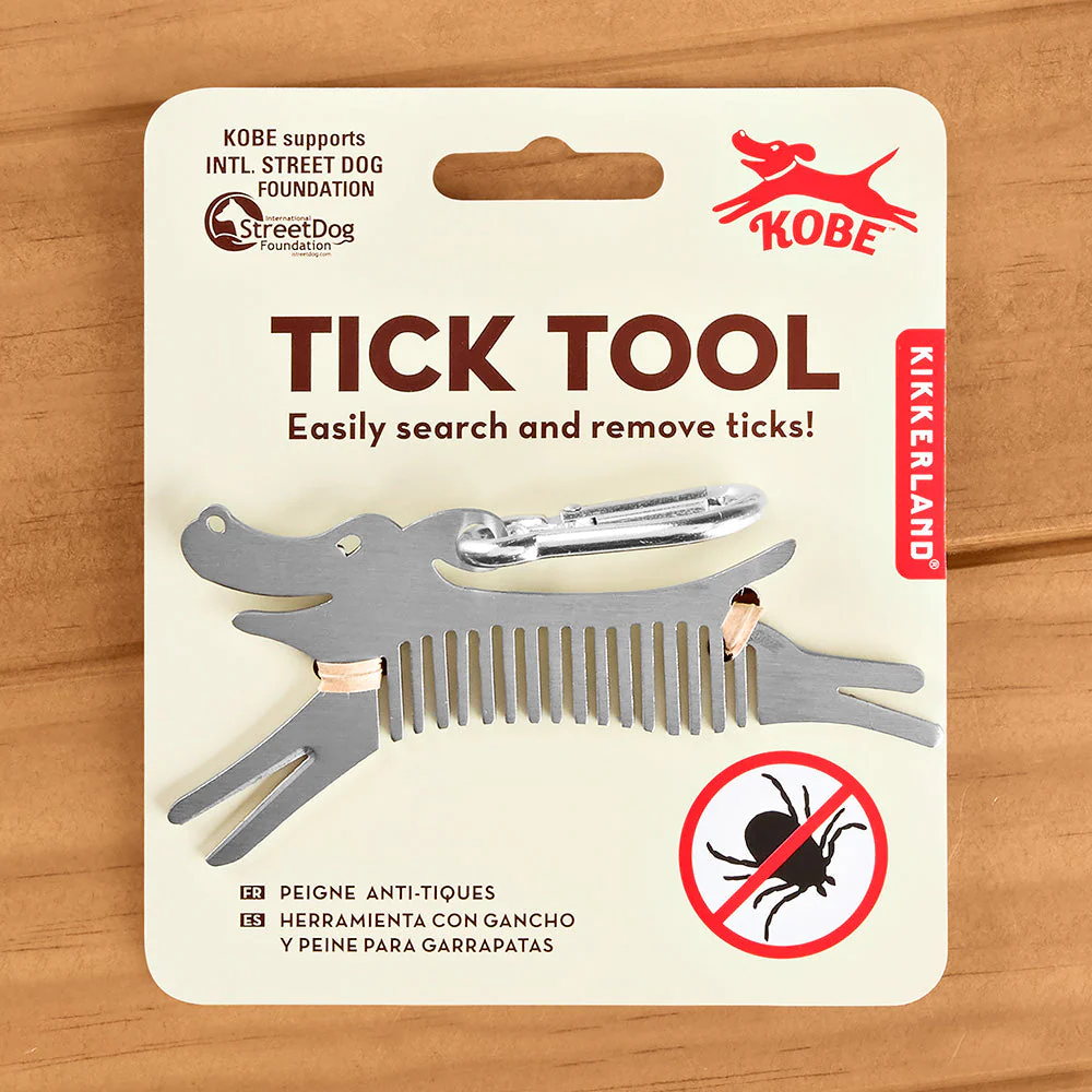 Kikkerland Kobe Tick Comb and Removal Tool
