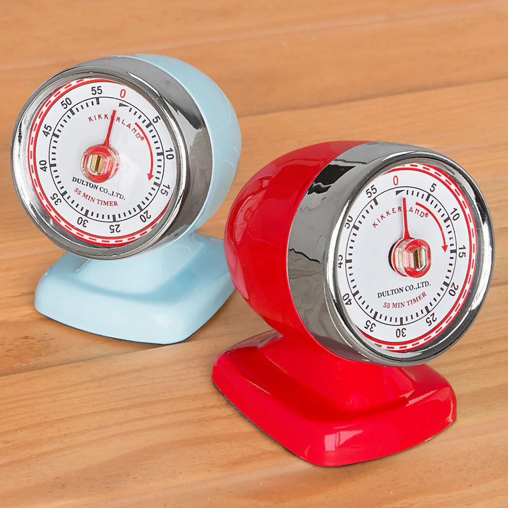 Kikkerland Vintage Streamline Kitchen Timer
