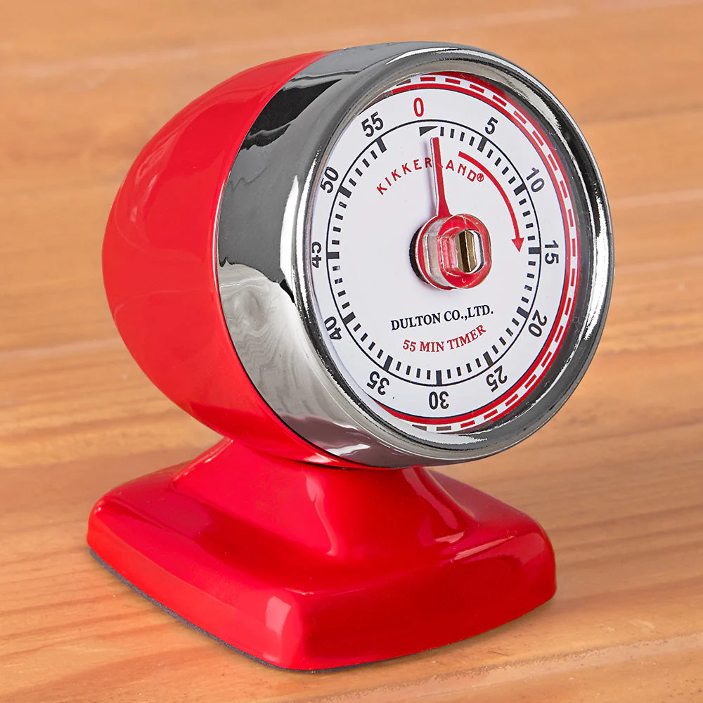 Kikkerland Vintage Streamline Kitchen Timer - Image 3