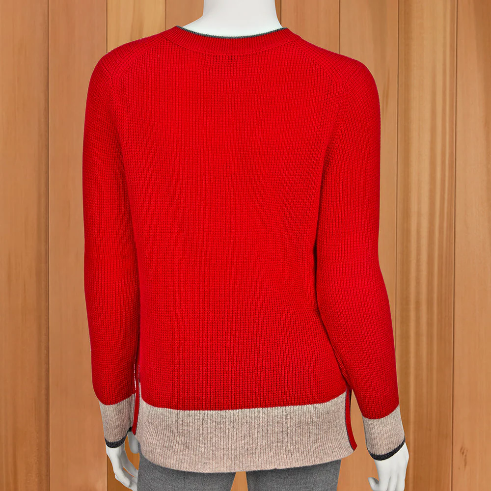 Kinross Color-Tipped Thermal Sweater - Image 2