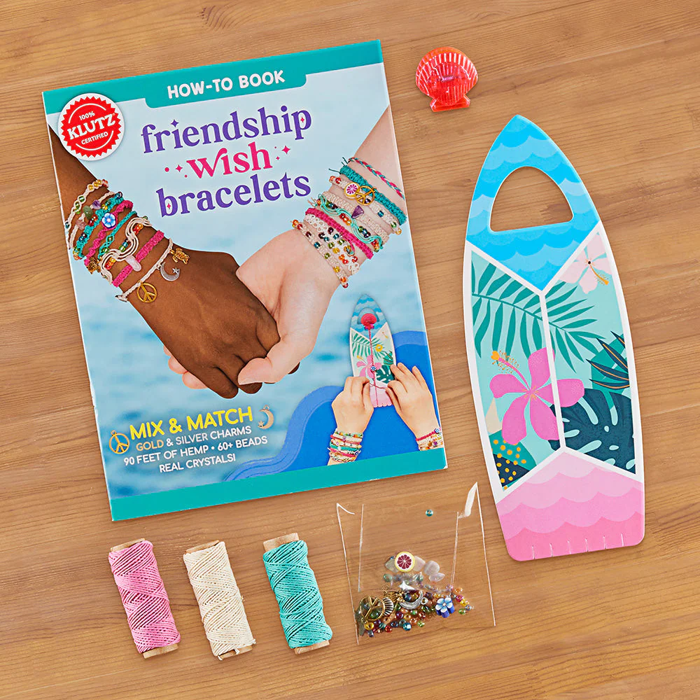 Klutz Friendship Wish Bracelets Book & Activity Kit - Image 2