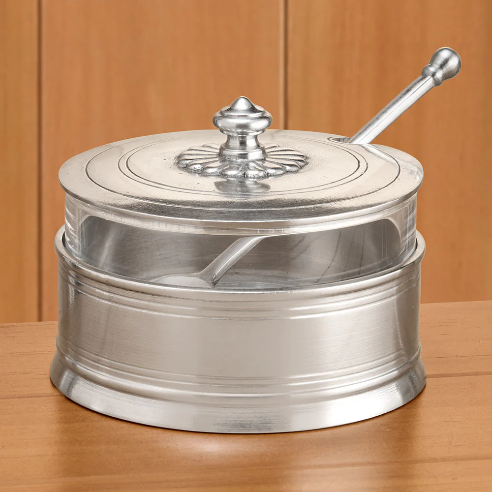 MATCH Lidded Parmesan Serving Dish and Spoon Set - Image 2