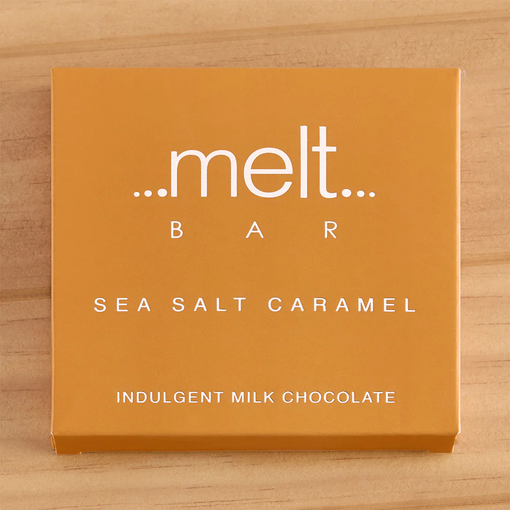 Melt Chocolates Sea Salt Caramel Milk Chocolate Bar