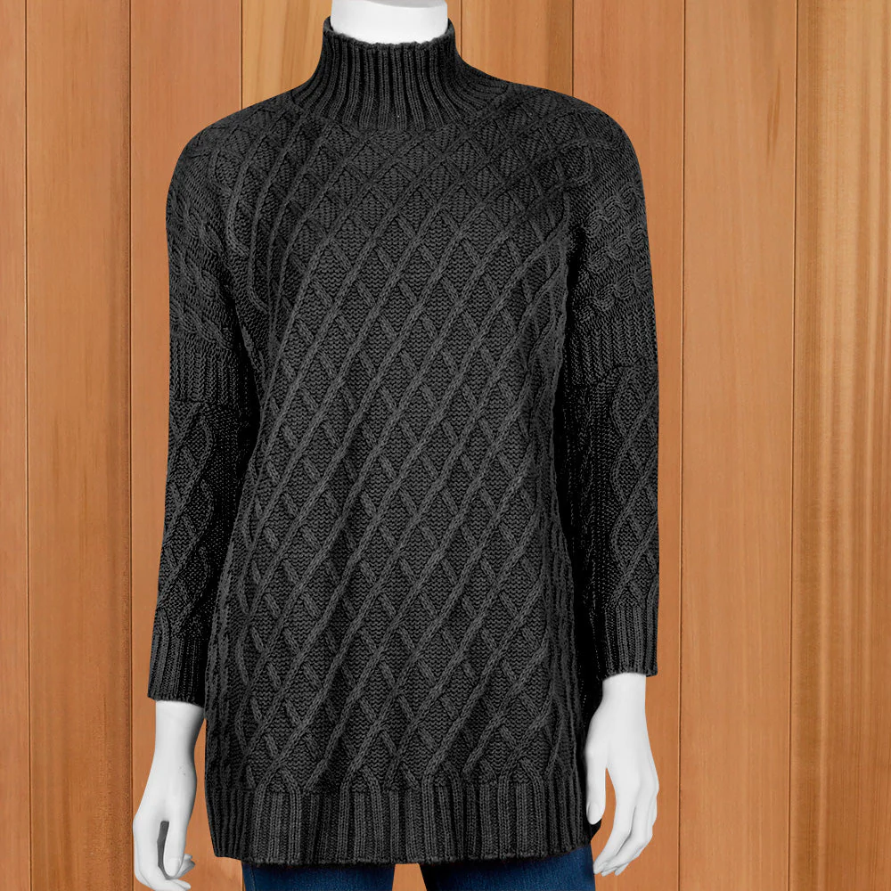 Mer-Sea Women's Lisbon Lattice Front Traveler Sweater - Image 6