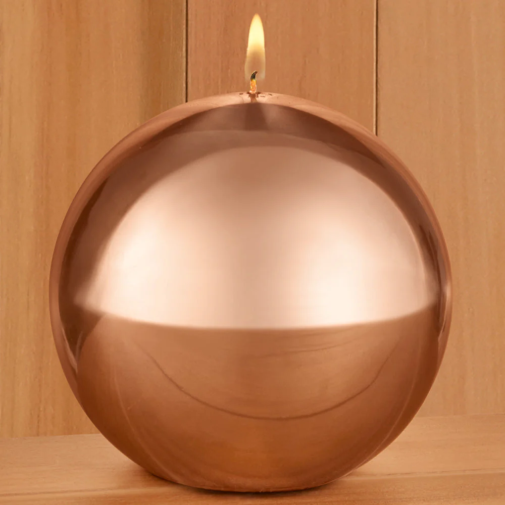 Metallic Ball Candle - Image 3