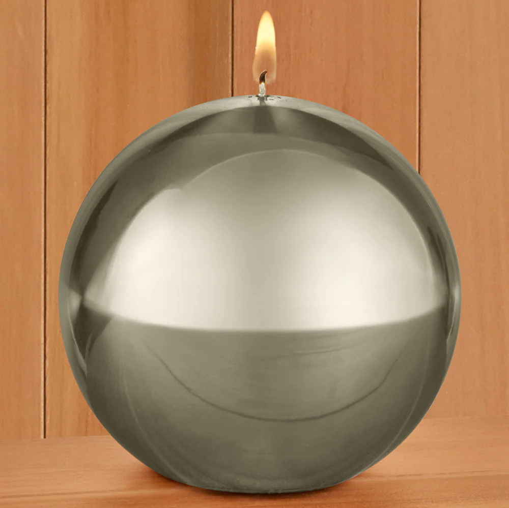 Metallic Ball Candle - Image 5