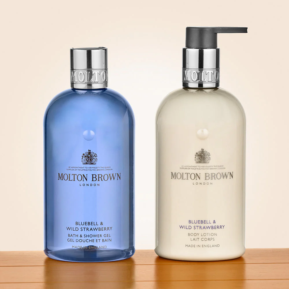 Molton Brown Shower Gel/Body Lotion, Bluebell & Wild Strawberry